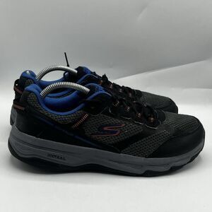 Skechers Go Run Trail Altitude Men 9.5 Black/Orange Hiking Shoe Water Repellent